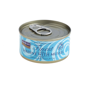 Fish4Cats Alimento Húmedo Natural Receta Sardina con Mejillón para Gato, 70 g