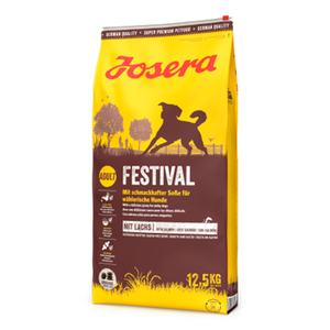 Josera Festival Alimento Natural para Perro Adulto Raza Mediana/Grande Receta Ave, 12.5 kg