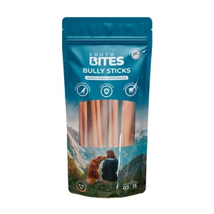 South Bites Bully Sticks Masticables para Perro Receta Tronco de Vacuno, 3 Piezas South Bites Bully Sticks Masticables para Perro Receta Tronco de Vacuno, 3 Piezas