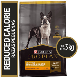 Pro Plan Reduced Calorie Alimento Seco para Perro Adulto de Razas Pequeñas, 3 kg