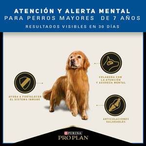 Pro Plan Active Mind Alimento Seco para Perro Adulto de Razas Medianas y Grandes, 3 kg