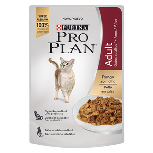 Pro Plan Alimento Húmedo para Gato Adulto de Todas las Razas Receta Pollo, 85 g