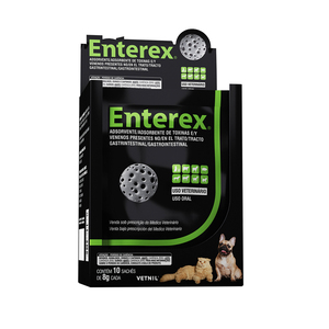 Vetnil Enterex Adsorbente de Toxinas y Venenos para Perro y Gato, 1 Sobre