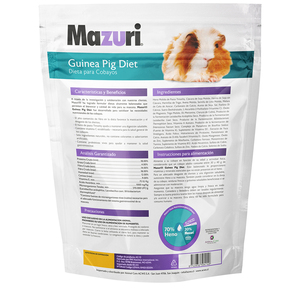 Mazuri Guinea Pig Timothy Diet Alimento para Cuyo, 1 kg