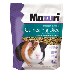 Mazuri Guinea Pig Timothy Diet Alimento para Cuyo, 1 kg