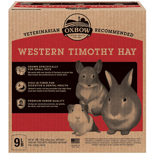 Oxbow Heno Western Timothy para Pequeñas Mascotas, 4 kg