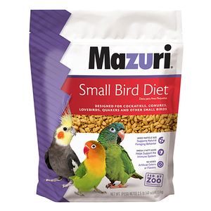 Mazuri Small Bird Diet Alimento para Aves Pequeñas, 1.1 kg
