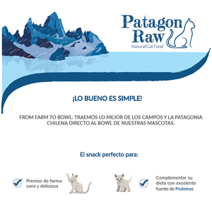 Patagon Raw Snack Natural  Pollo para Gato, 35g