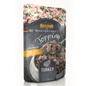 Belcando Alimento Natural Húmedo para Adulto Mastercraftopping Turkey Pouch Perro, 125 g