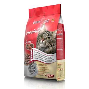 Bewi-Cat Alimento Natural Seco para Adulto Crocinis Gato, 5 kg