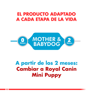 Royal Canin Mother Baby Dog Alimento Seco para Perro En Gestación / Lactancia / Destete Receta Pollo, 3 kg
