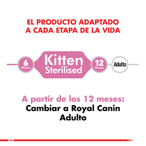 Royal Canin Alimento Seco para Gatito Sterilised, 4 kg