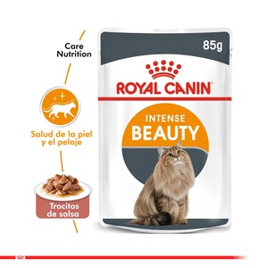 Royal Canin Alimento Húmedo para Gato Intense Beauty Pouch, 85 g