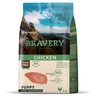 Bravery Alimento Seco Natural Libre de Granos para Cachorro Raza Mediana/ Grande Receta Pollo, 4 kg