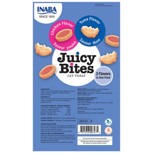 Juicy Bites Snack Receta de Atún/Pollo para Gato, 34 g
