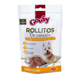 Goofy Rollitos para perro Sabor Panceta, 70 g