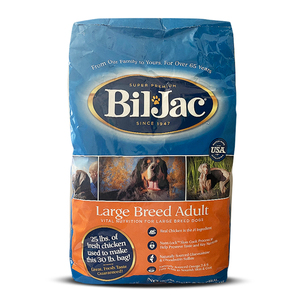 Bil Jac Alimento Natural Adulto Raza Grande Receta de Pollo para Perro, 13.6 kg