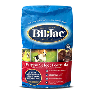 Bil Jac Alimento Natural Cachorro Receta de Pollo para Perro, 13.6 kg