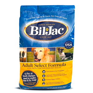 Bil Jac Alimento Natural Adulto Select Receta de Pollo para Perro, 6.8 kg