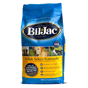 Bil Jac Alimento Natural Adulto Select Receta de Pollo para Perro, 2.72 kg