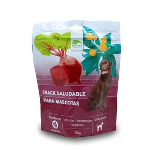 AllGreen Snack Saludable para Perro Receta Matico/Betarraga, 100 g