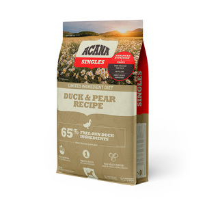 Acana Singles Alimento Natural Seco para Perro Duck & Pear, 5.9 kg