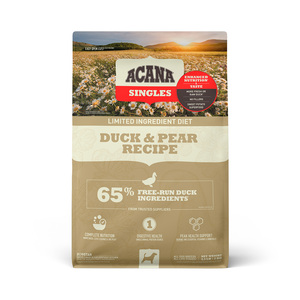 Acana Singles Alimento Natural Seco para Perro Duck & Pear, 2 kg