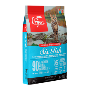 Orijen Alimento Natural Seco para Gato Six Fish, 5.4 kg