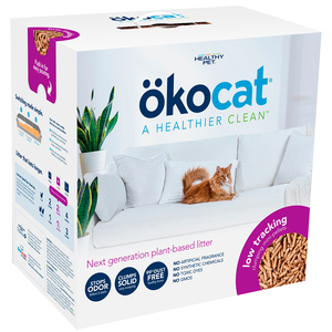 Ökocat Less Mess Sustrato Natural Aglutinante en Mini-Pellets para Gato, 4.8 kg