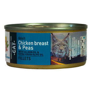 Bravery Alimento Húmedo Natural para Gato Adulto Receta Pechuga de Pollo y Arvejas, 70 g