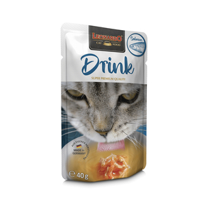 Leonardo Drink Alimento Líquido Complementario para Gato Adulto Receta Salmón, 40 g