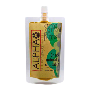 Alpha Snack Natural de Crema de Maní para Perro, 200 g