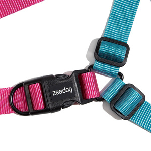 Zee.Dog Softer Walk Harness Arnés Antitirones Diseño Hydra Color Azul para Perro, Mediano