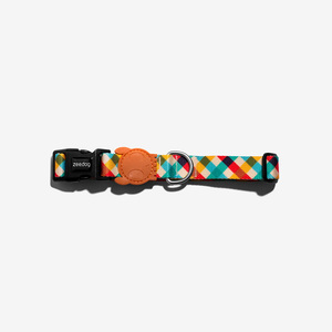 Zee.Dog Collar Ajustable Diseño Phantom Multicolor para Perro, Mediano