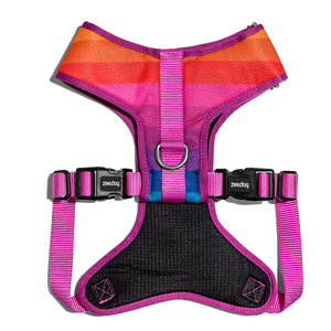 Zee.Dog Air Mesh Arnés Ligero Transpirable Diseño Prisma Multicolor para Perro, Mediano