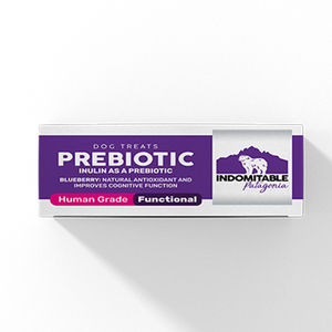 Indomitable Prebiotic Galletas con Prebióticos y Antioxidantes para Perro Receta de Arándanos, 180 g