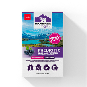 Indomitable Prebiotic Galletas con Prebióticos y Antioxidantes para Perro Receta de Arándanos, 180 g