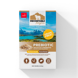 Indomitable Prebiotic Galletas con Prebióticos y Fibra para Perro Receta de Avena, 180 g