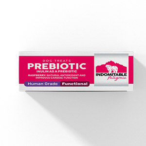 Indomitable Prebiotic Galletas con Prebióticos y Vitamina C para Perro Receta de Frambuesa, 180 g