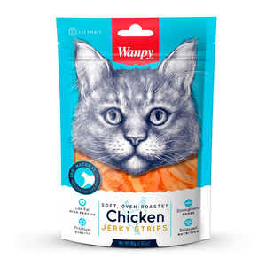 Wanpy Snack de Entrenamiento para Gato Receta Pollo, 80 g