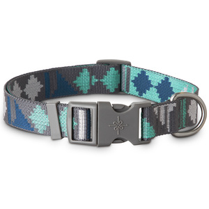 Youly Collar Gris Diseño Navajo Desierto con Broche para Perro, Grande/X-Grande