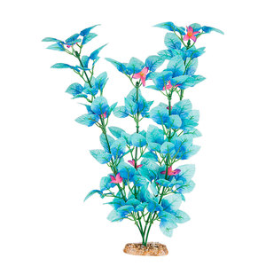 Imagitarium Fiesta Planta Azul de Decoración para Acuario, 1 Pieza