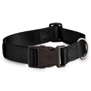 Good2Go Collar de Nylon Color Negro con Broche para Perro, XX-Grande / XXX-Grande