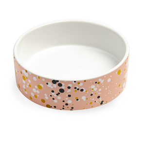 ParkLife Tazón de Cerámica Rosa con Puntos, 8 Tazas